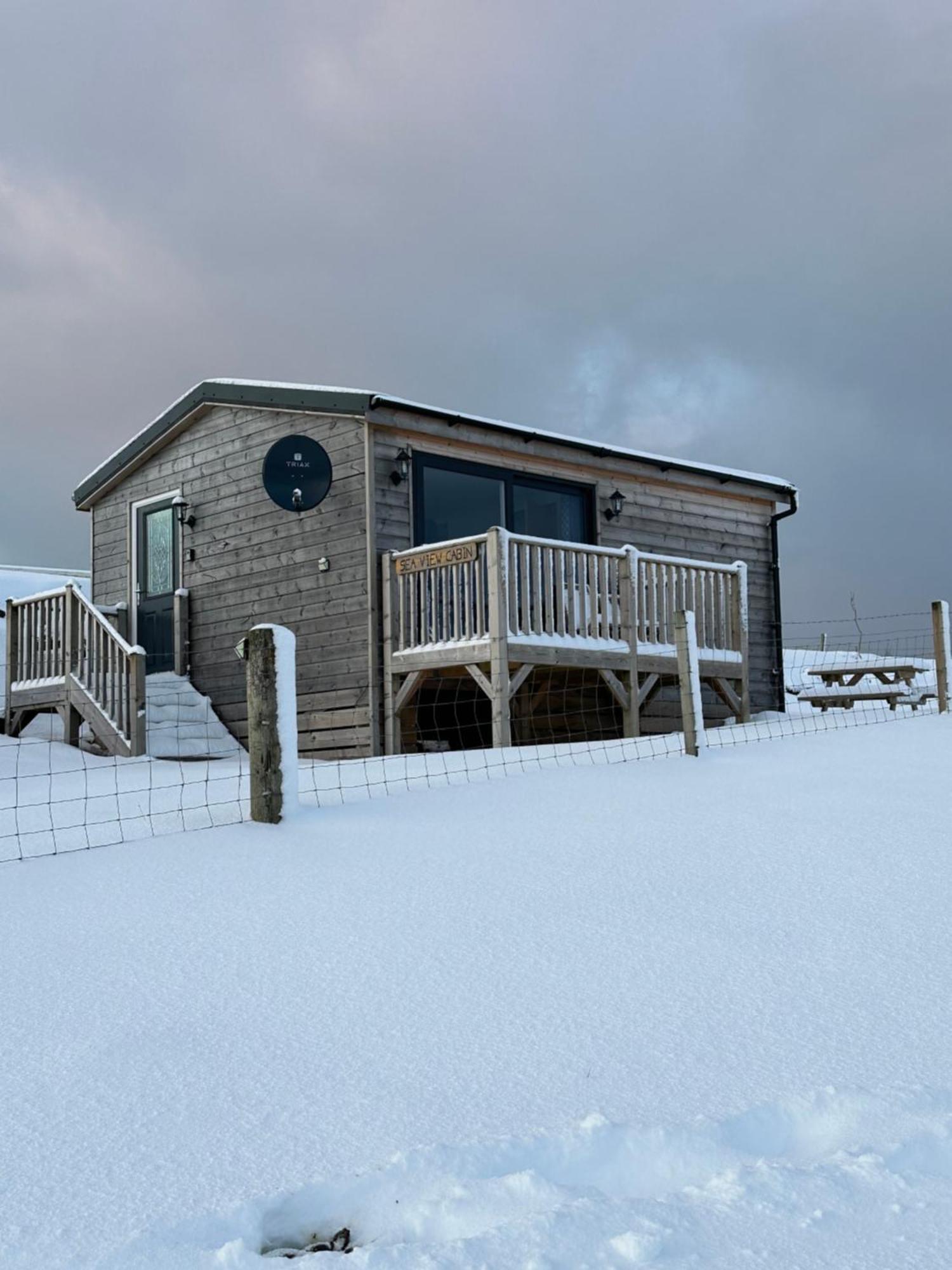 Sea View Cabin Villa Clashnessie Esterno foto